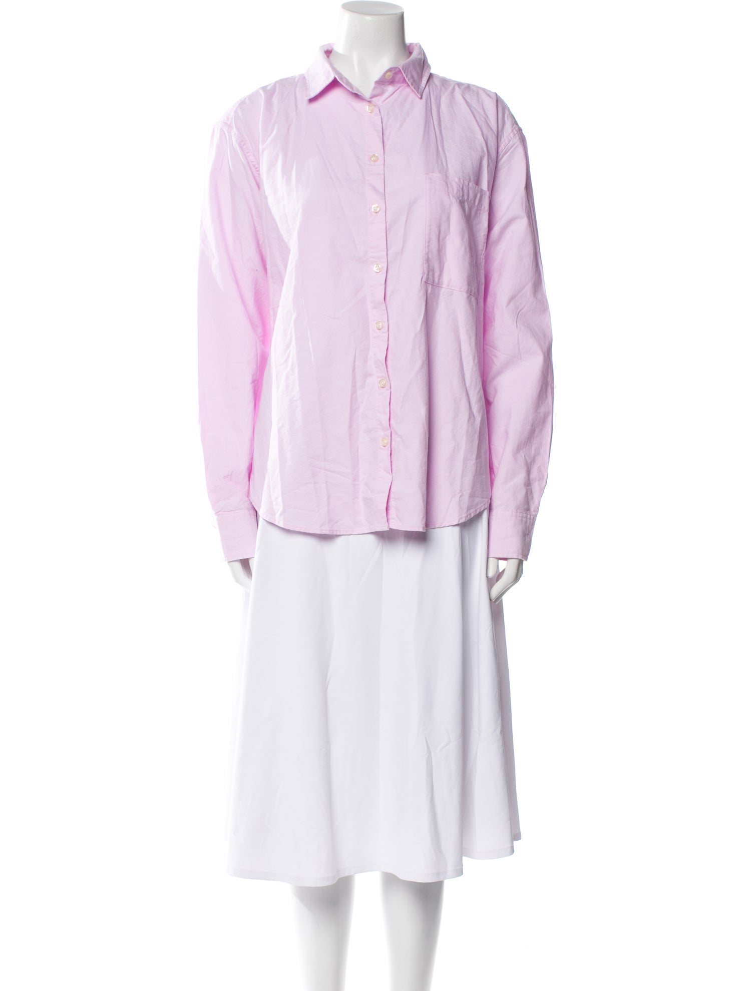 Kule Long Sleeve Button-Up Top