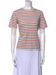 Kule Striped Crew Neck T-Shirt