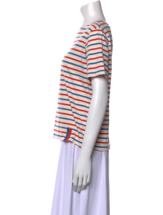 Kule Striped Crew Neck T-Shirt