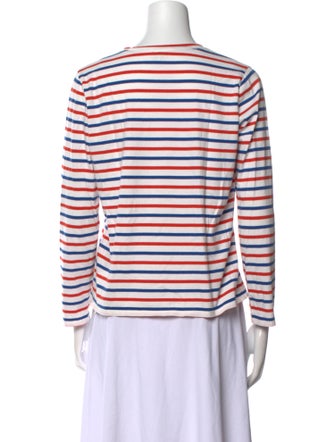 Kule Striped Crew Neck Top