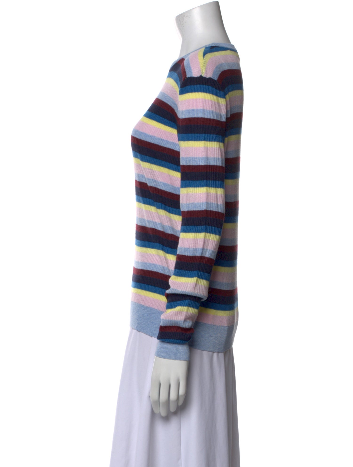 Kule Striped Crew Neck Sweater