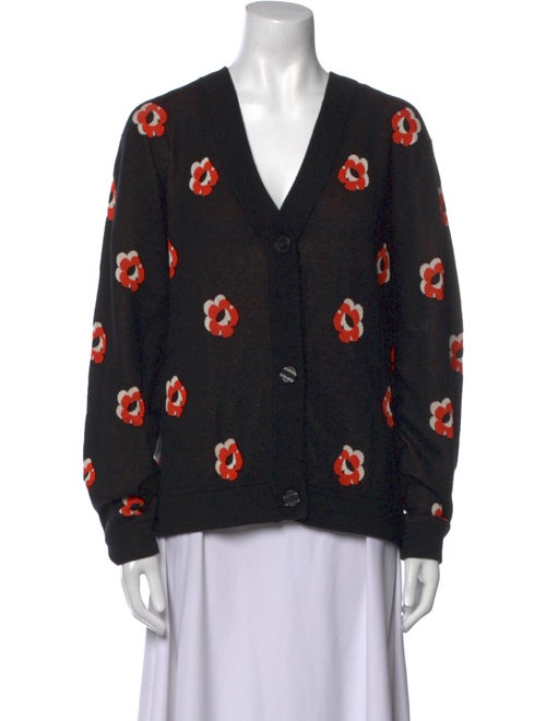 Kule Printed V-Neck Sweater