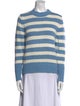 Kule Striped Mock Neck Sweater