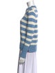Kule Striped Mock Neck Sweater