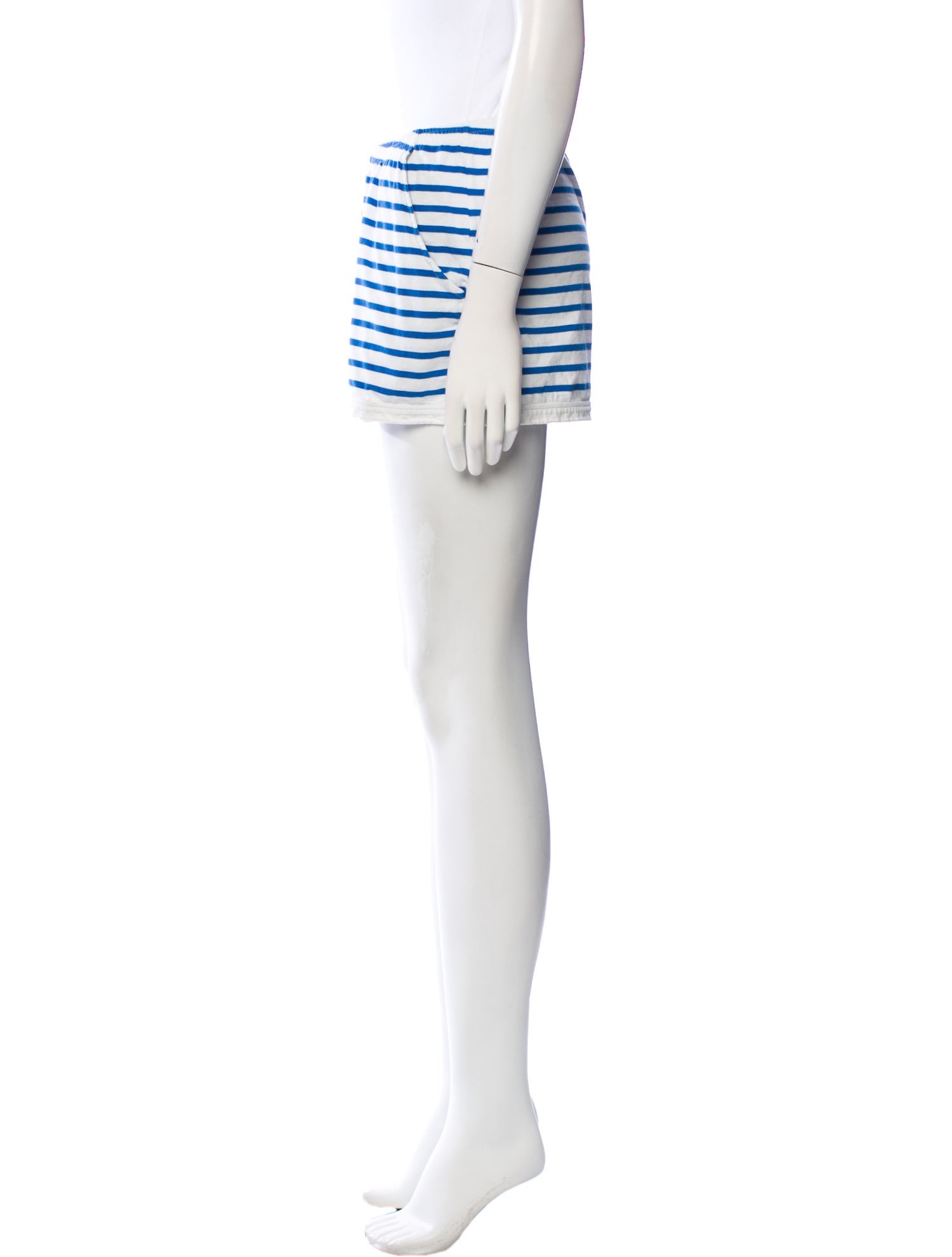 Kule Striped Mini Shorts