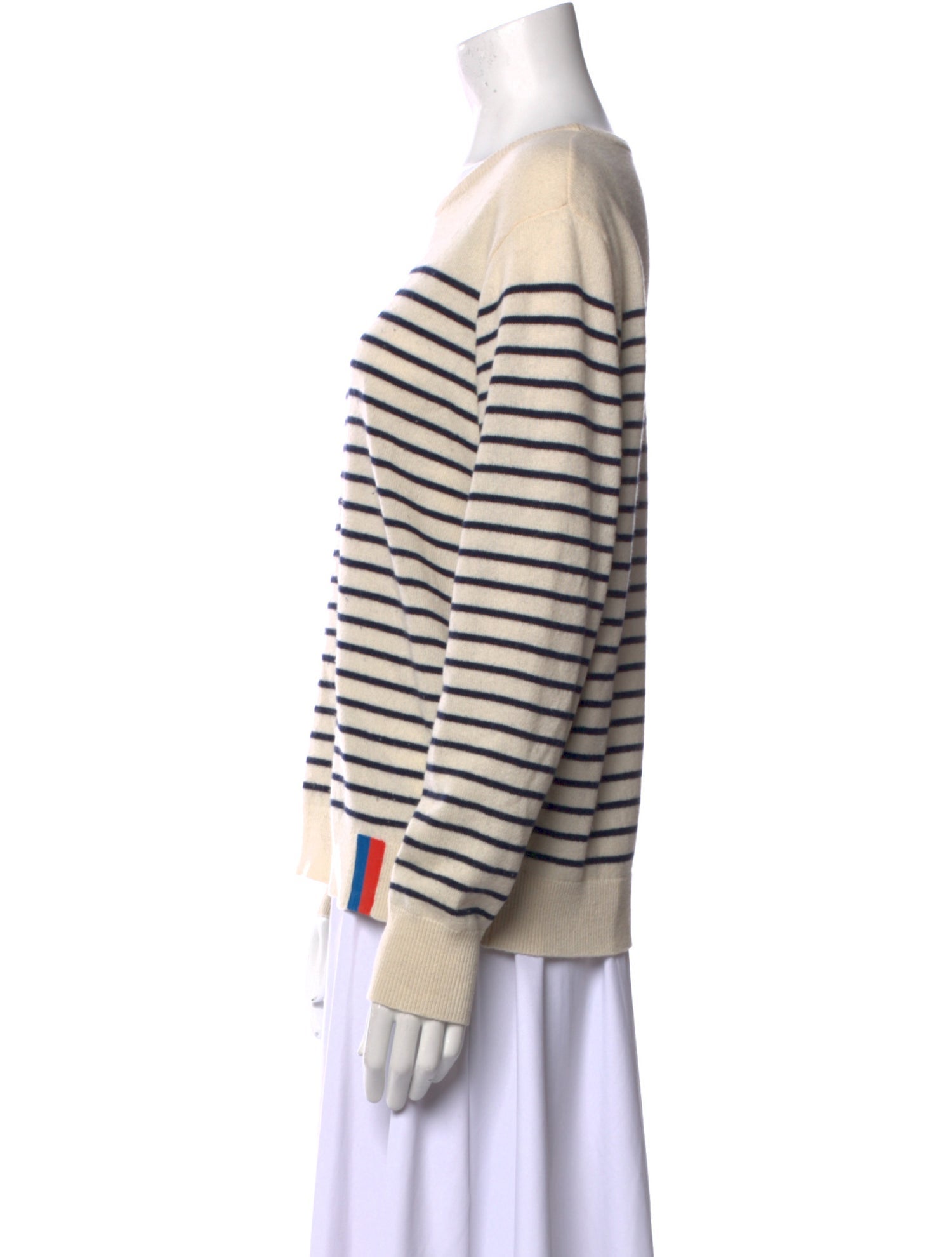 Kule Cashmere Striped Sweater
