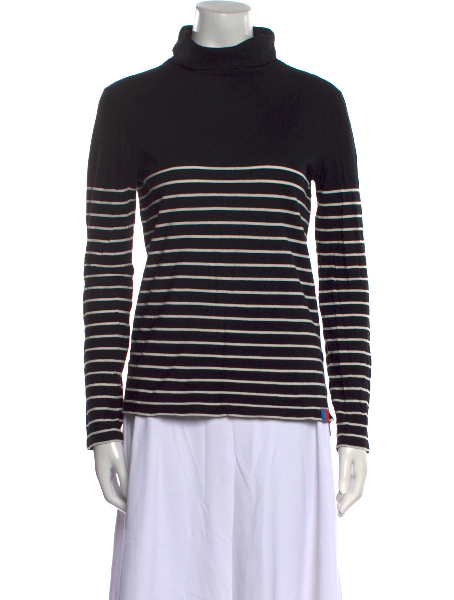Kule Striped Turtleneck Top