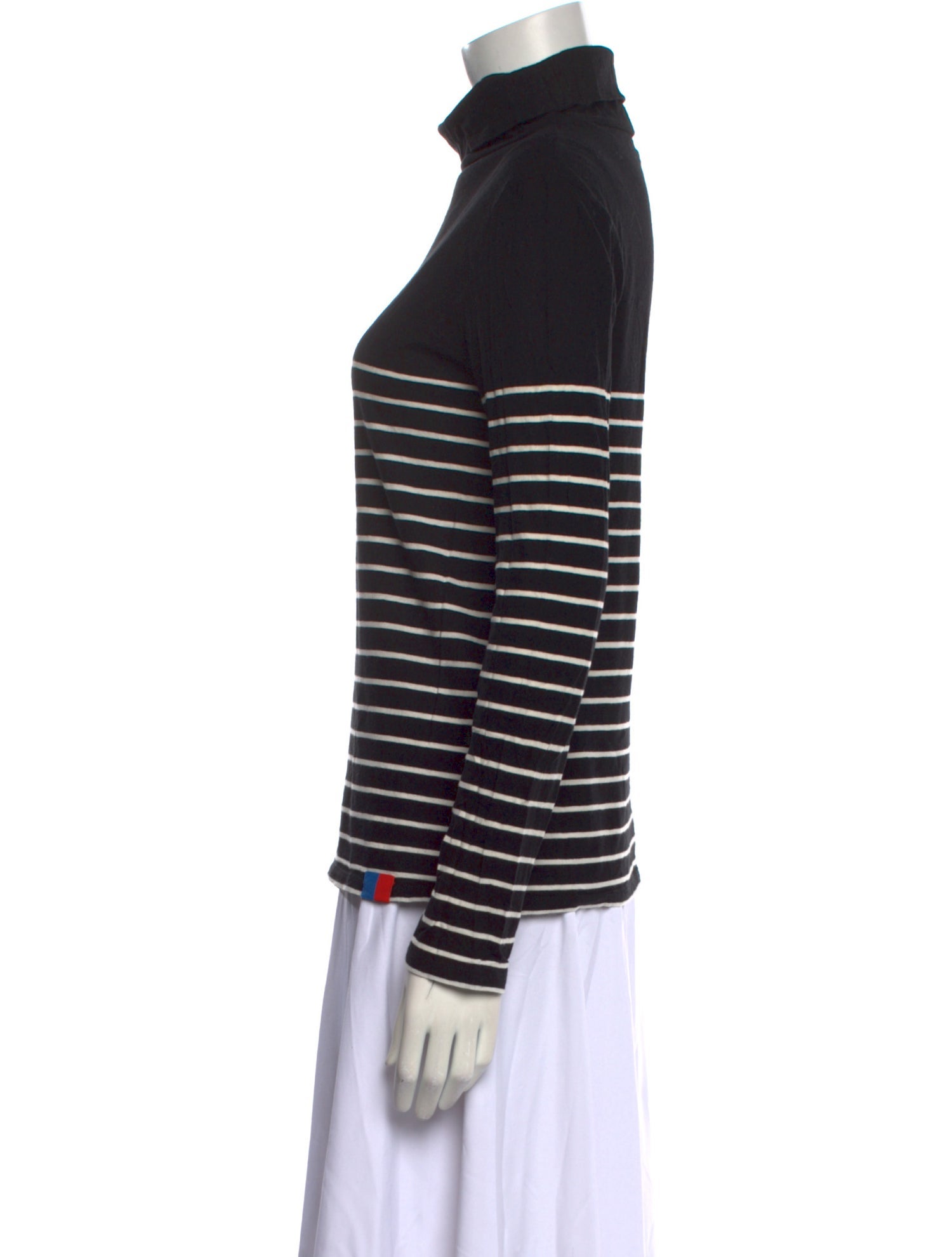 Kule Striped Turtleneck Top