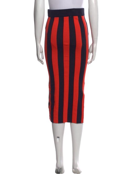 Kule Striped Midi Length Skirt