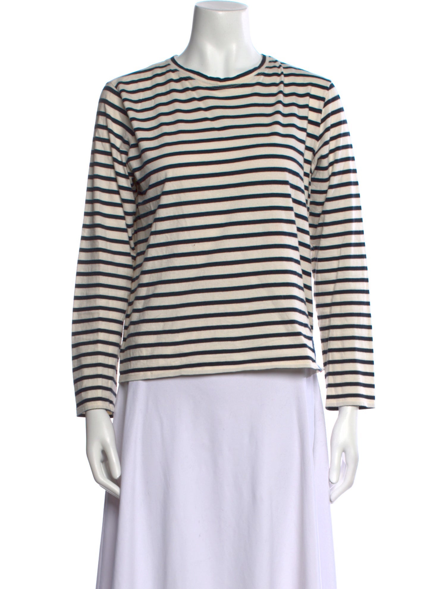 Kule Striped Crew Neck Top