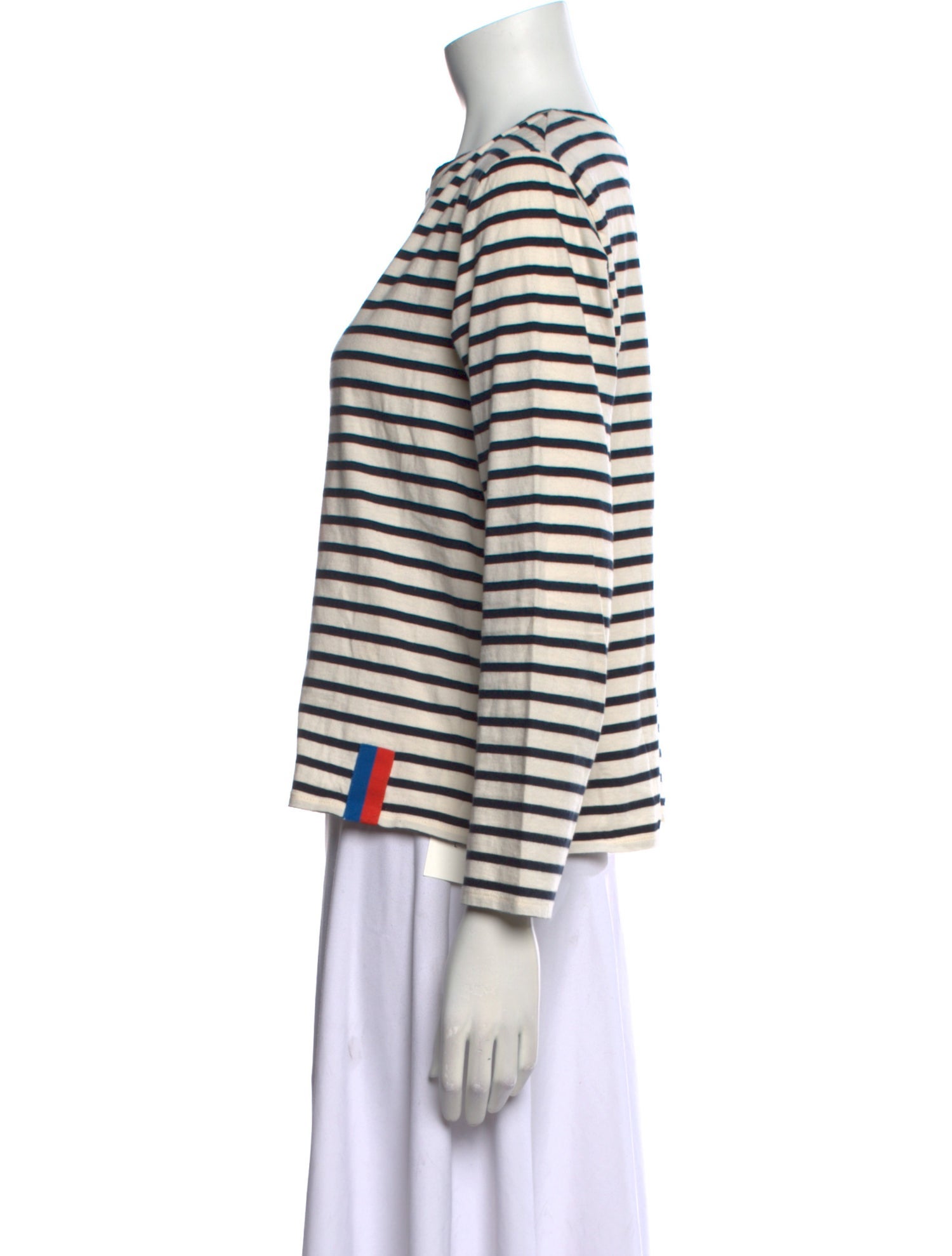 Kule Striped Crew Neck Top