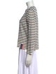 Kule Striped Crew Neck Top