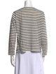 Kule Striped Crew Neck Top