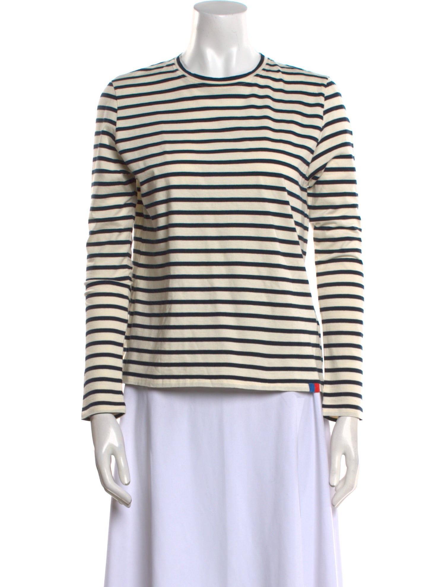 Kule Striped Crew Neck Top