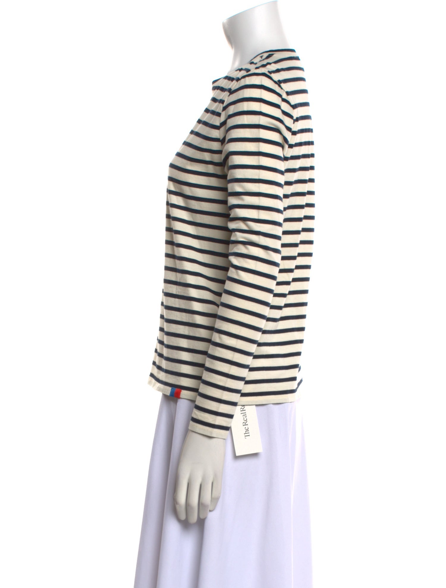 Kule Striped Crew Neck Top