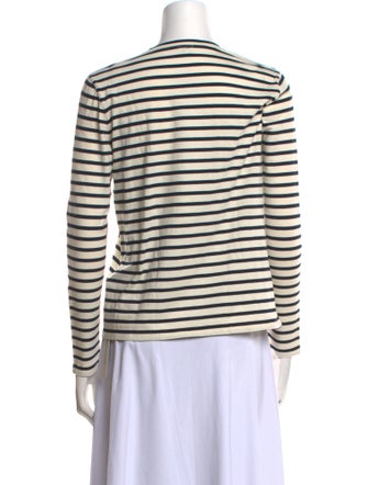 Kule Striped Crew Neck Top