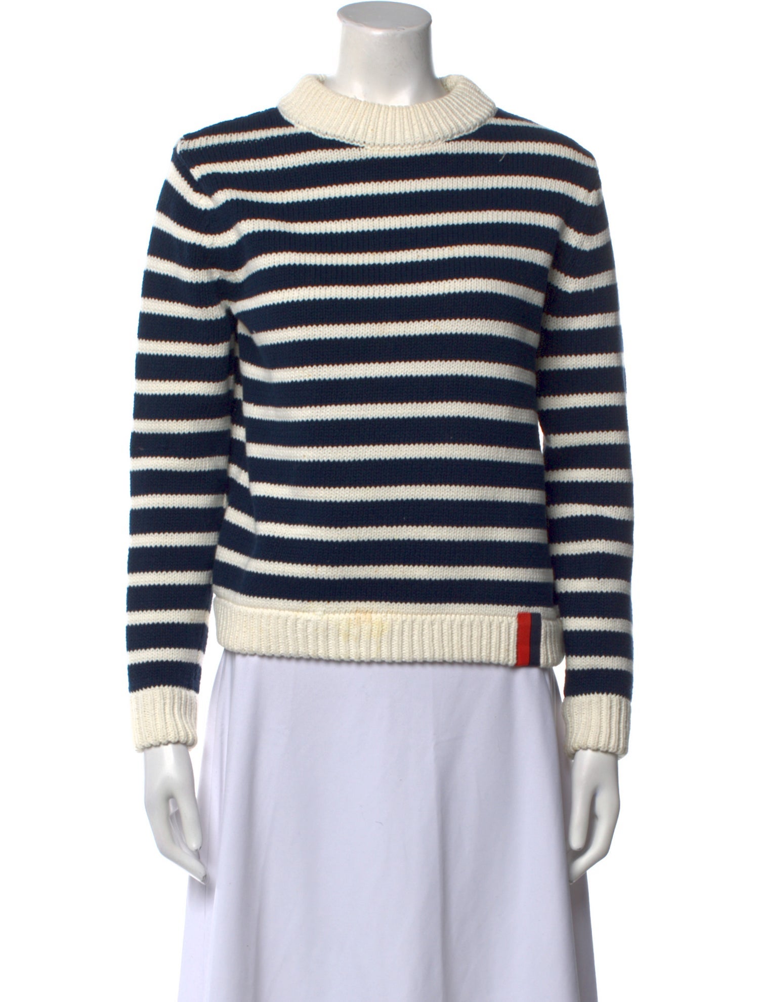 Kule Striped Crew Neck Sweater