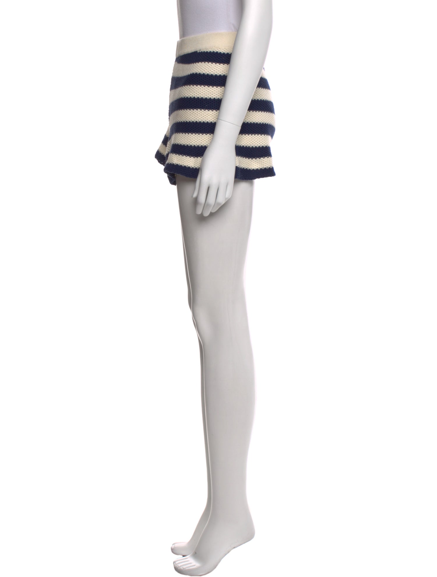 Kule Striped Mini Shorts