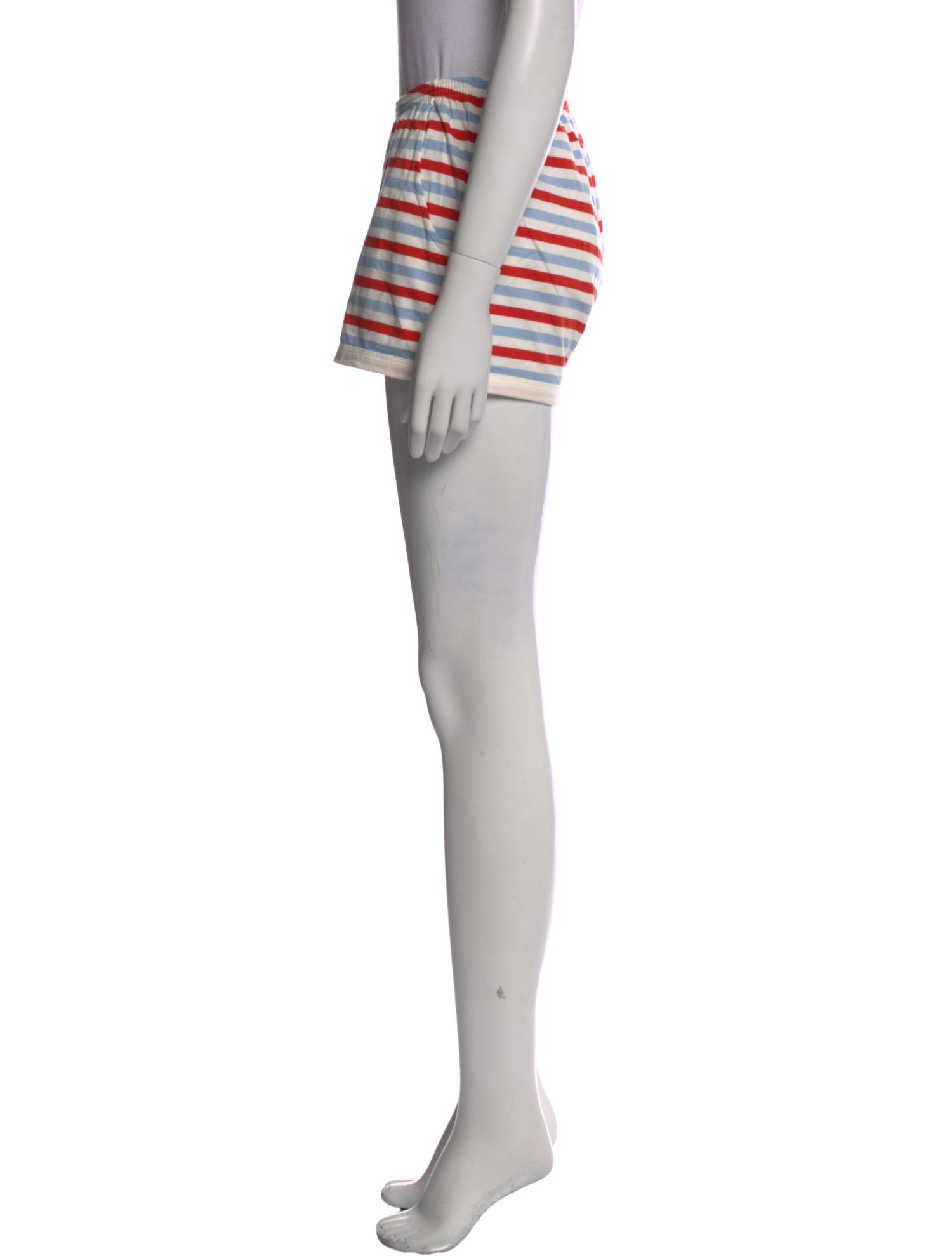 Kule Striped Mini Shorts