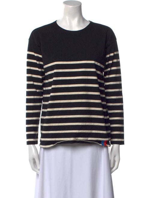 Kule Striped Crew Neck Sweatshirt