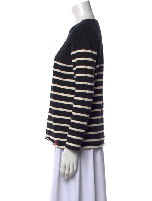 Kule Striped Crew Neck Sweatshirt