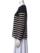 Kule Striped Crew Neck Sweatshirt