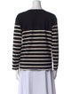 Kule Striped Crew Neck Sweatshirt