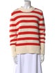 Kule Striped Crew Neck Sweater