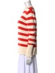 Kule Striped Crew Neck Sweater