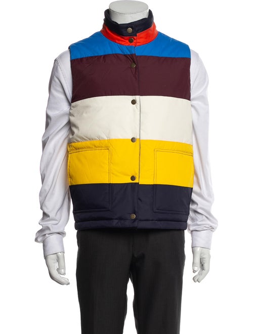 Kule Colorblock Pattern Vest