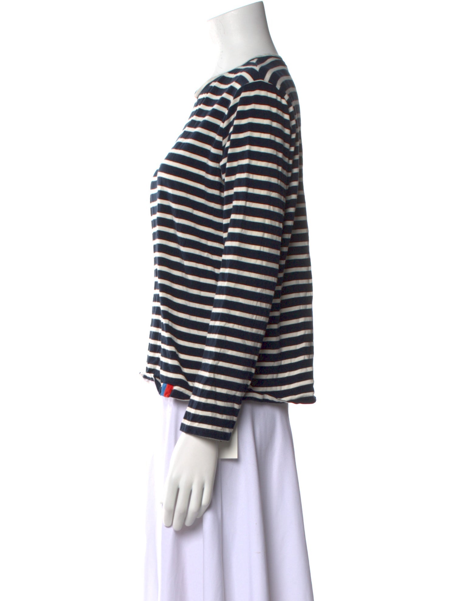 Kule Striped Crew Neck Top
