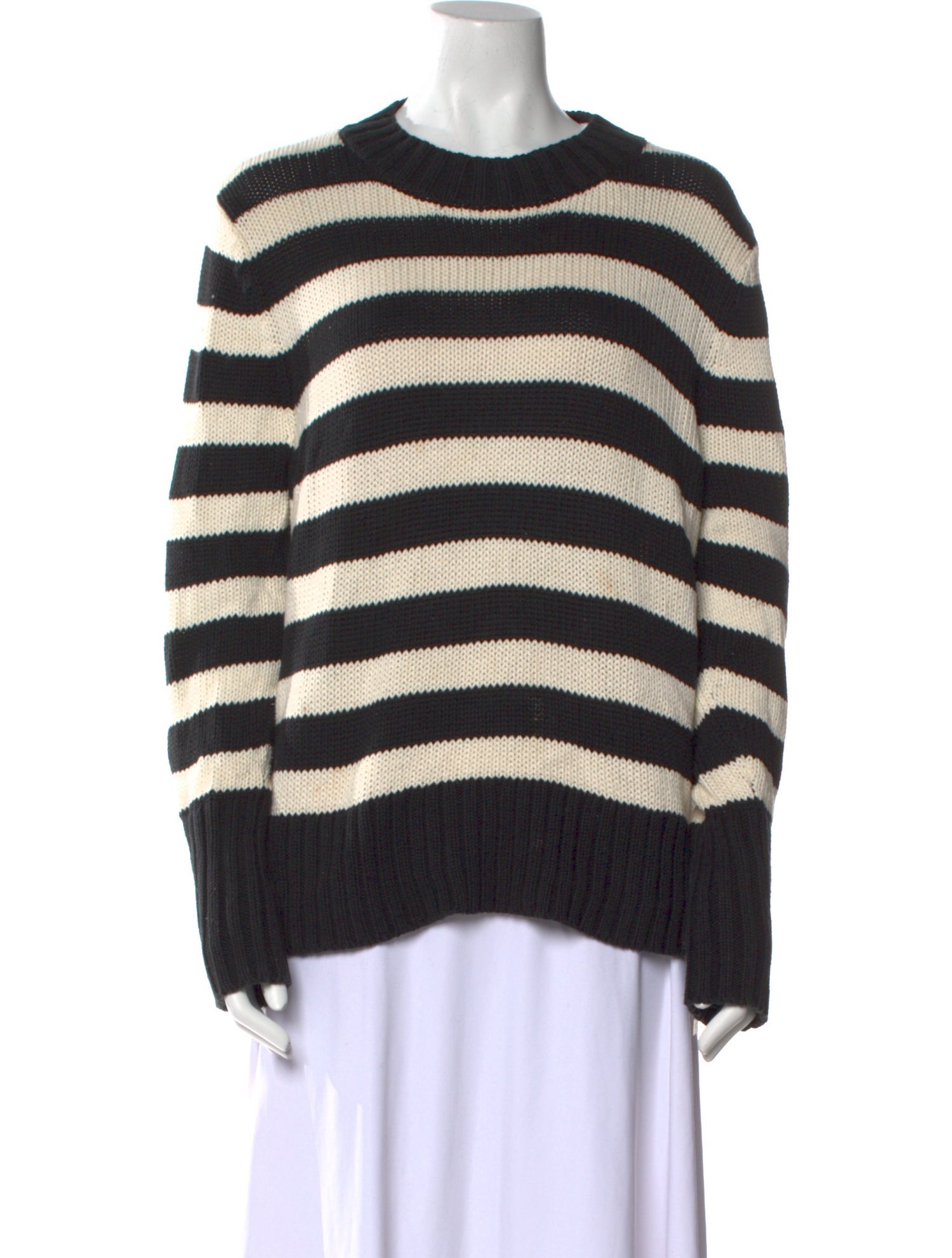 Kule Striped Crew Neck Sweater