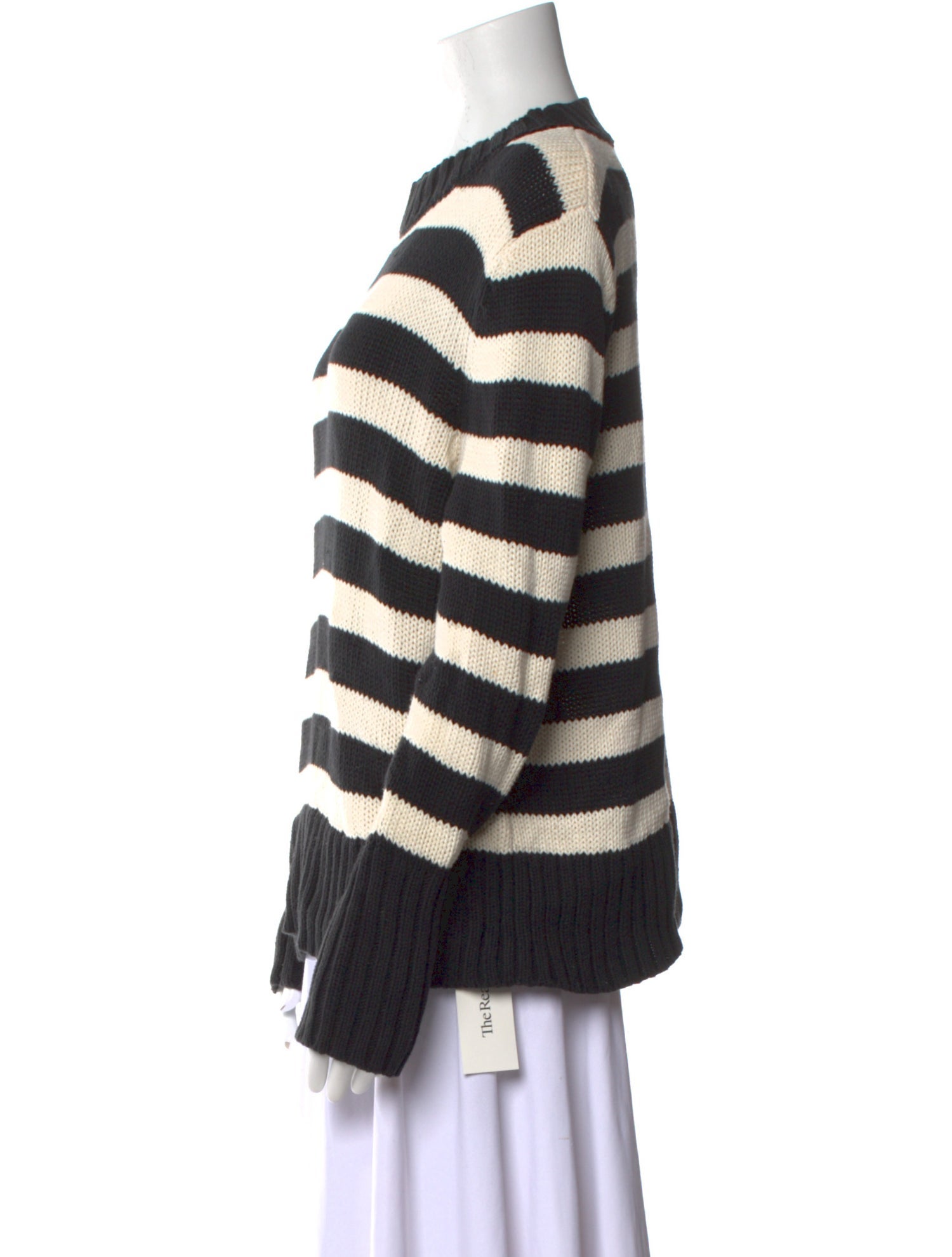 Kule Striped Crew Neck Sweater