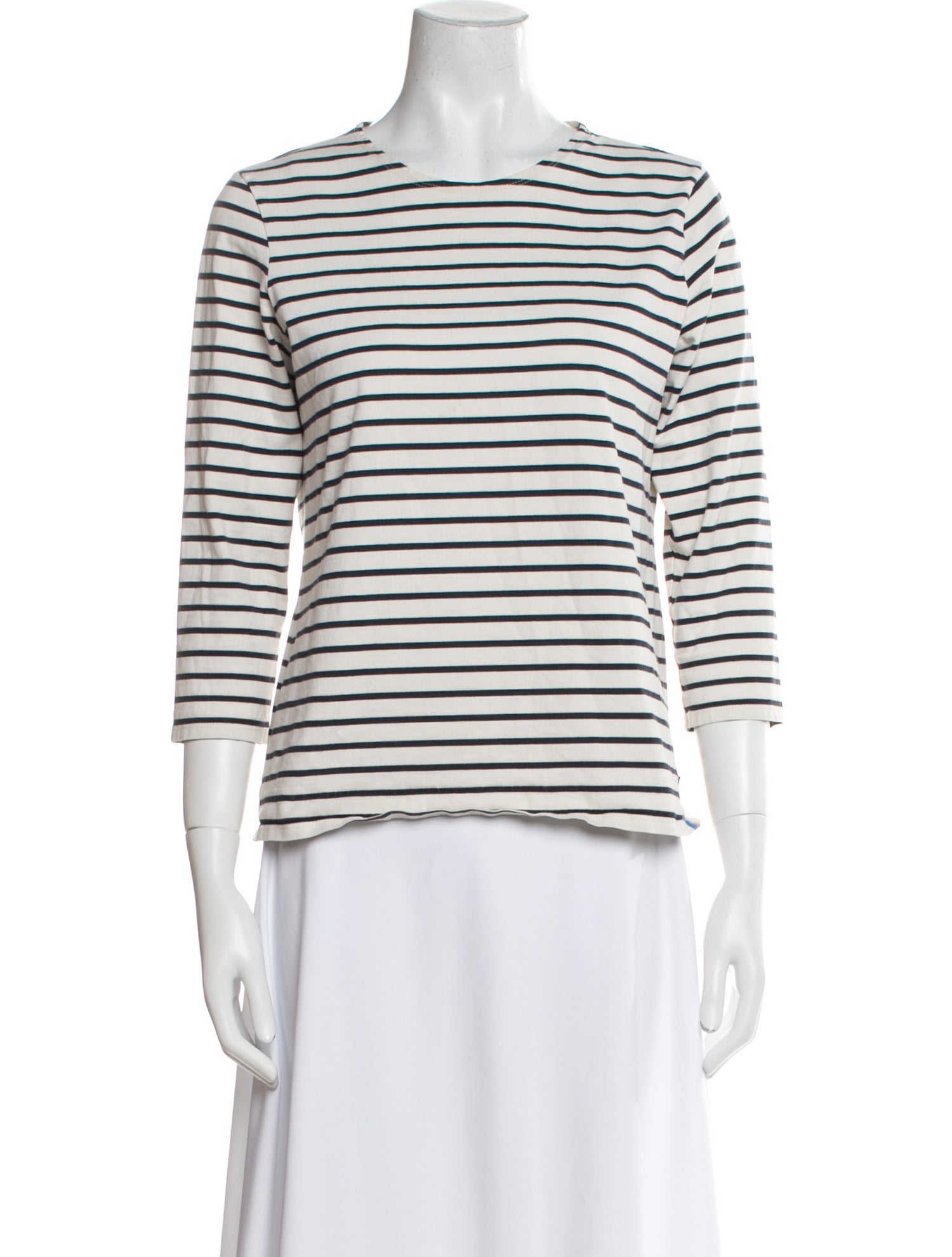Kule Striped Crew Neck Top