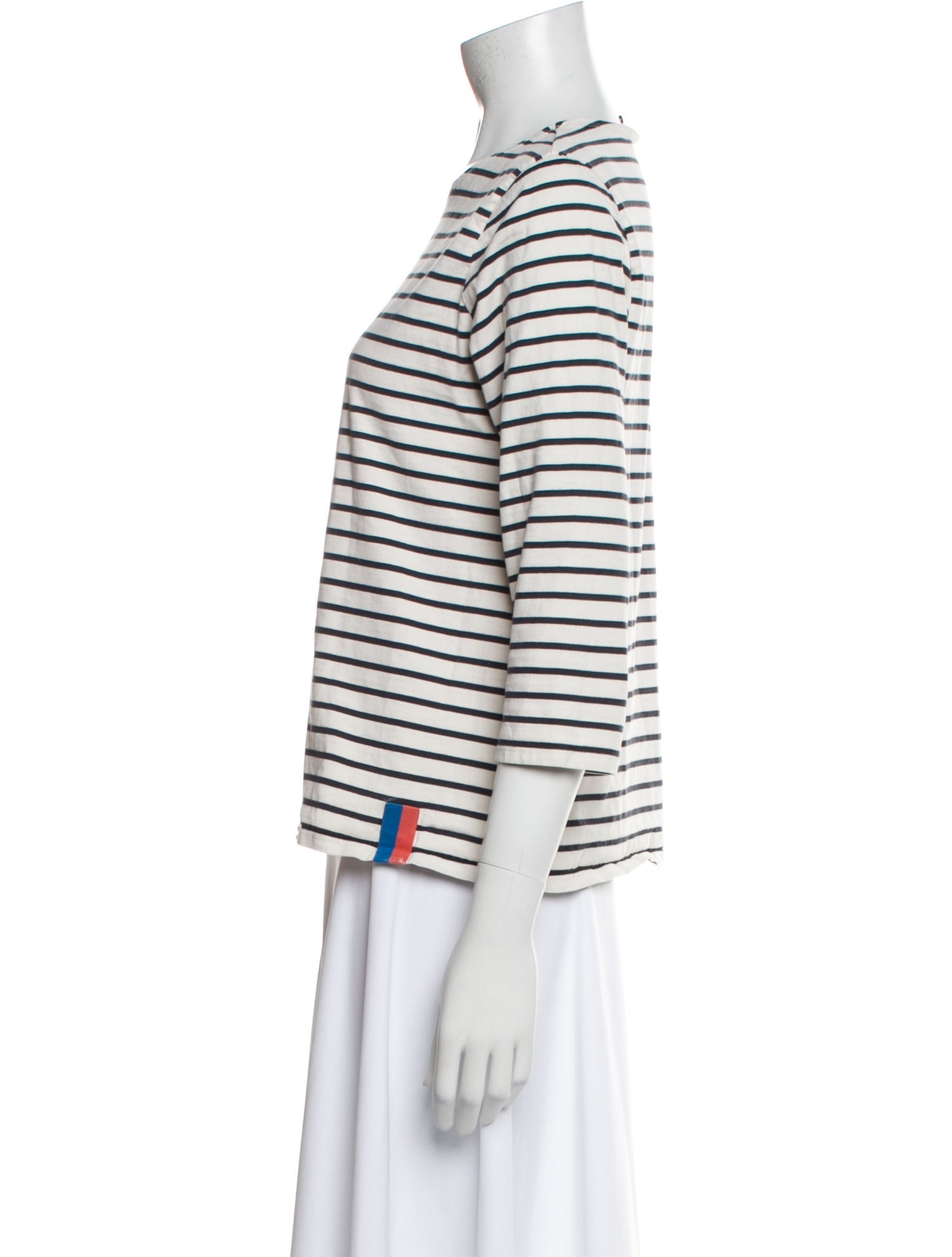 Kule Striped Crew Neck Top