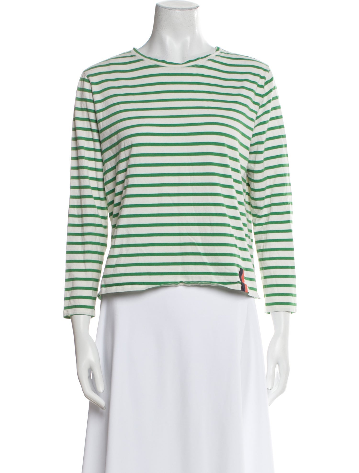 Kule Striped Crew Neck Top
