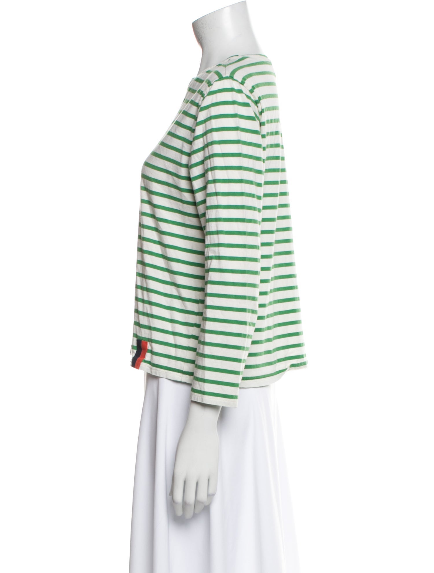 Kule Striped Crew Neck Top