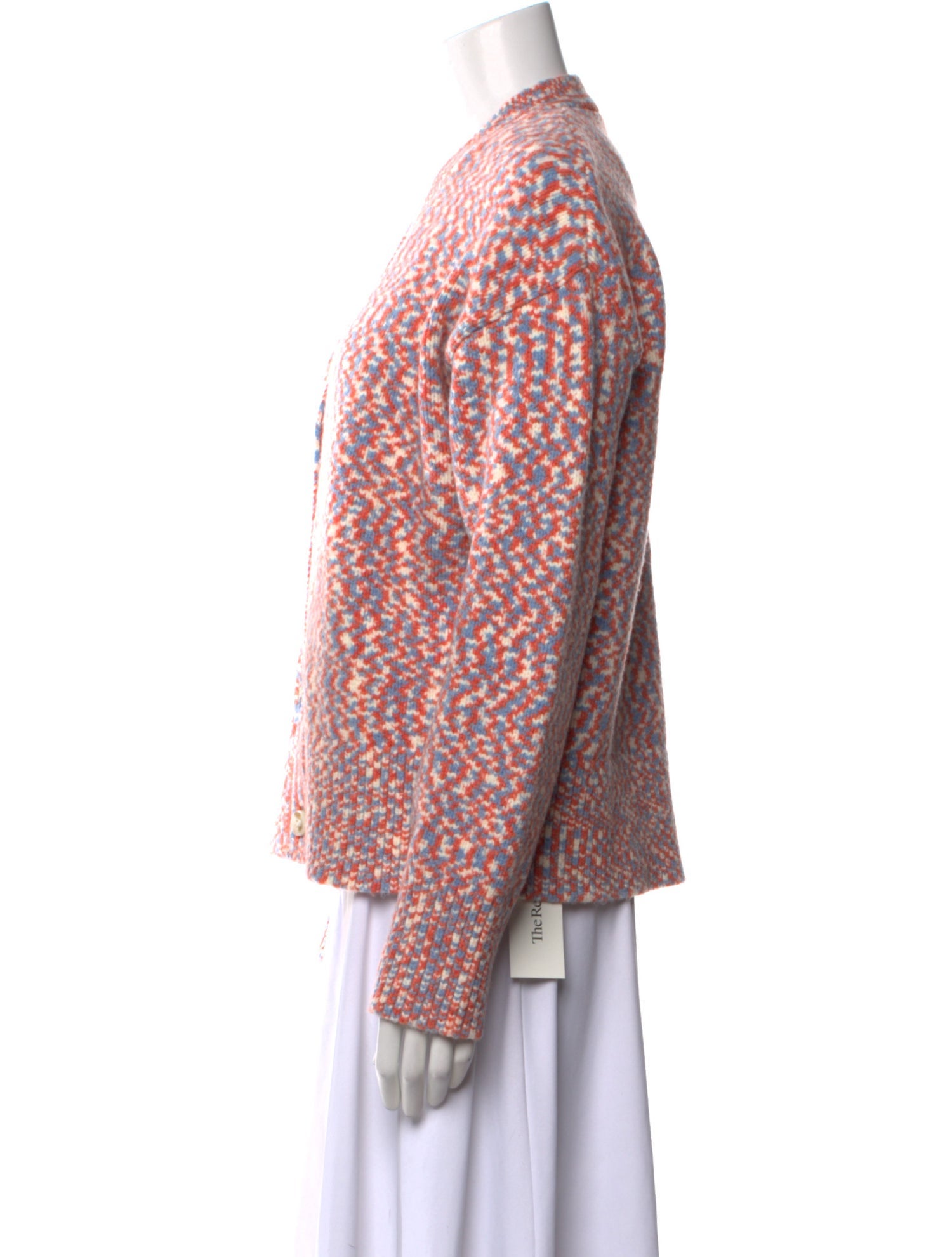 Kule Printed V-Neck Sweater