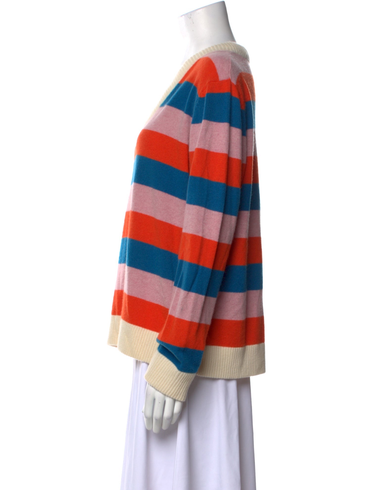 Kule Cashmere Striped Sweater