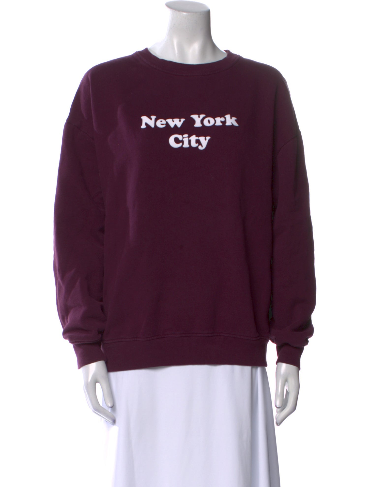 Kule Graphic Print Crew Neck Sweater