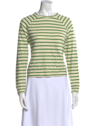 Kule Striped Crew Neck Top