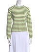Kule Striped Crew Neck Top