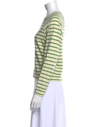 Kule Striped Crew Neck Top