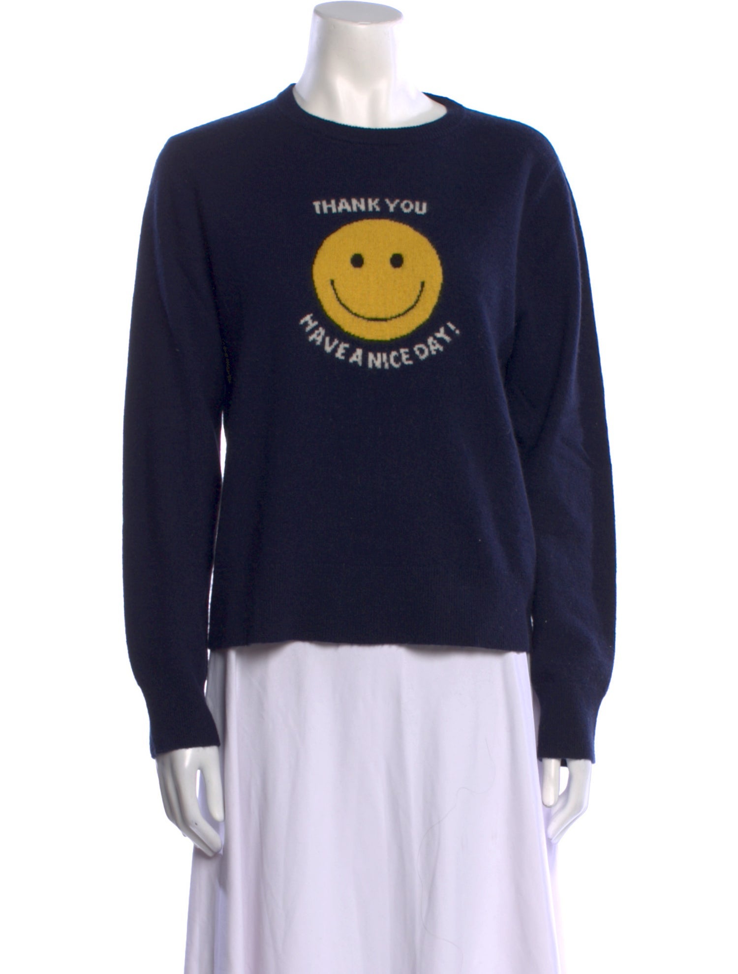 Kule Cashmere Graphic Print Sweater