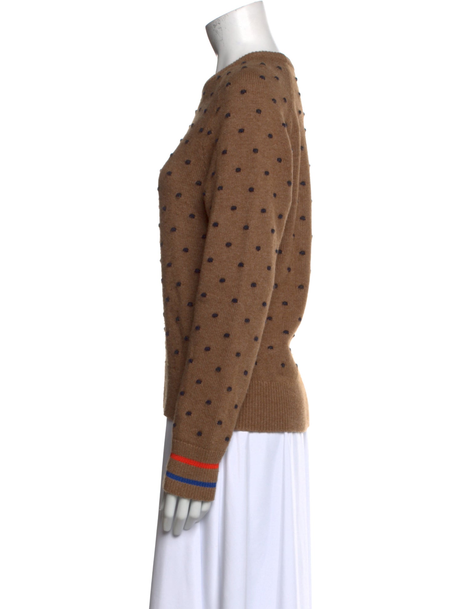 Kule Polka Dot Print Crew Neck Sweatshirt