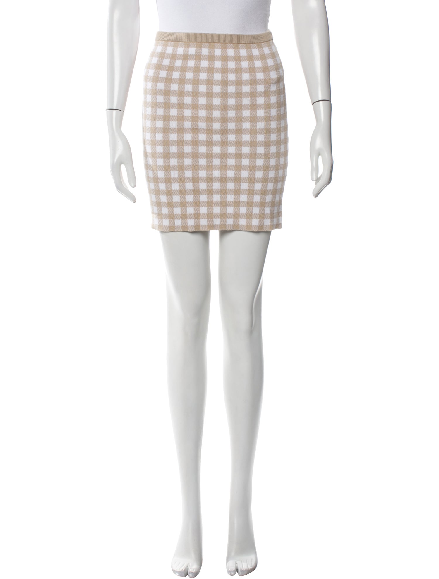 Kule Plaid Print Mini Skirt