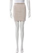 Kule Plaid Print Mini Skirt