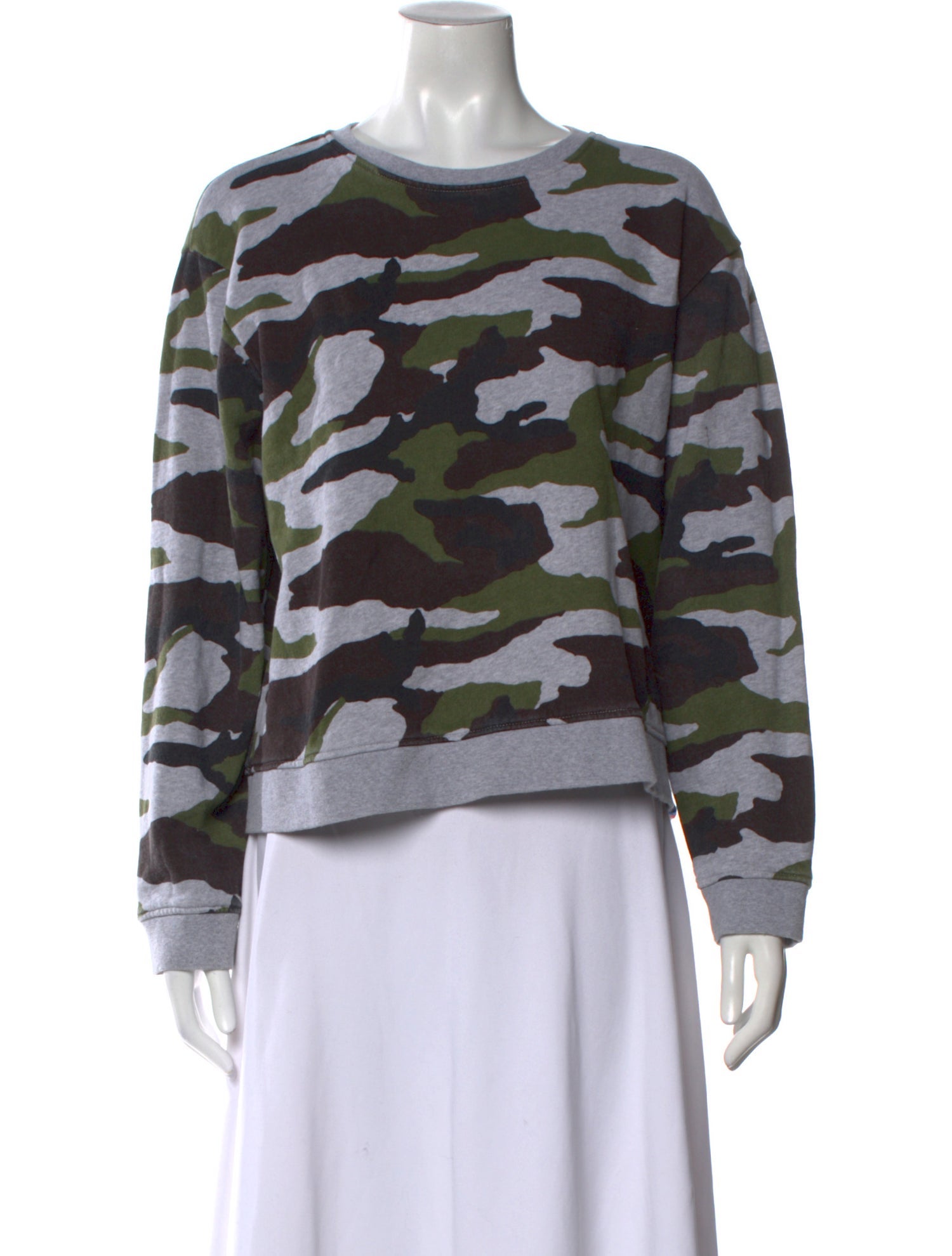 Kule Printed Scoop Neck Sweatshirt