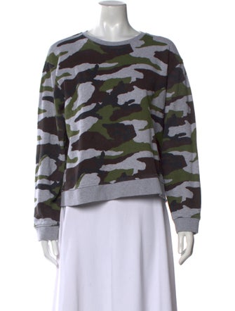 Kule Printed Scoop Neck Sweatshirt