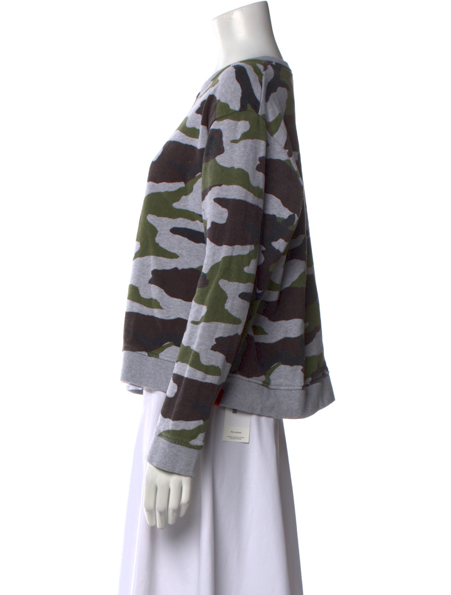 Kule Printed Scoop Neck Sweatshirt